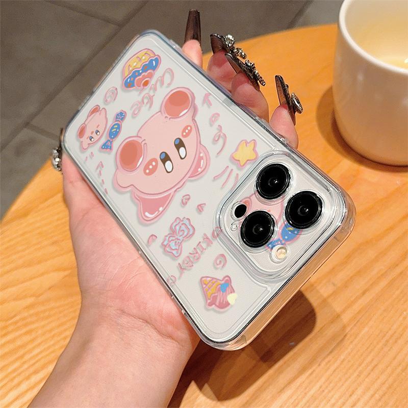 Cute Cartoon Pattern Phone Case, Anti-drop Decorative Phone Protector Cover, Phone Accessories Compatible with iPhone 11 12 13 14 15 Pro Max