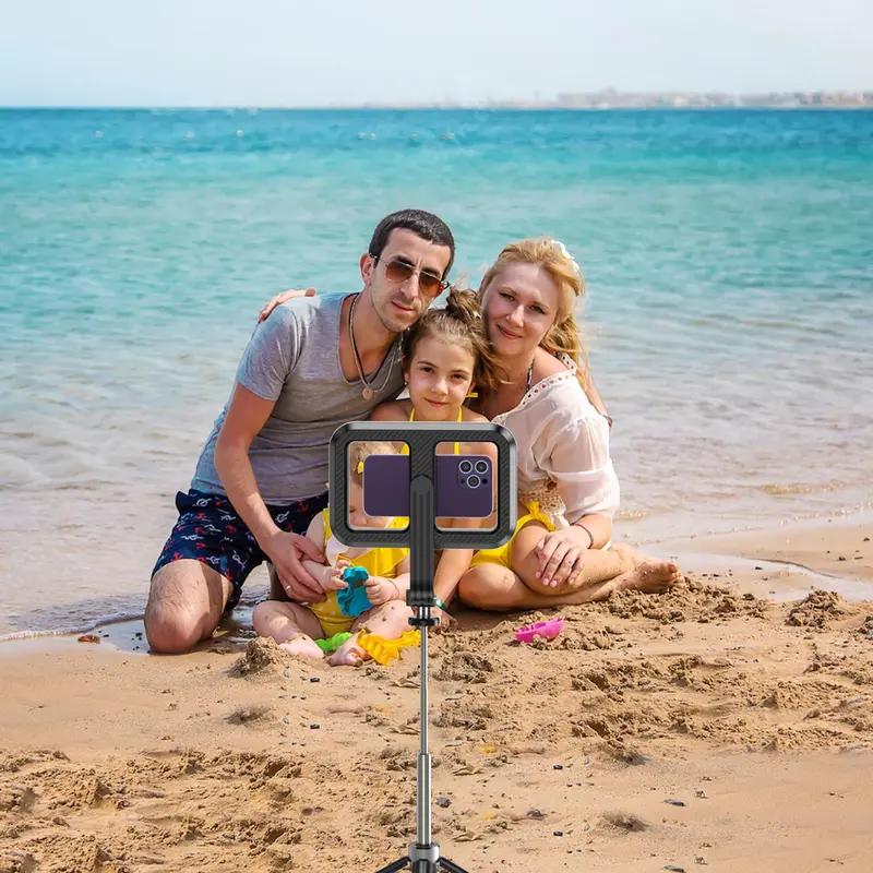 Selfie Stick SpotLight Tripod Stand with Dimmable 8