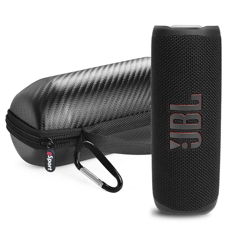 JBL Flip 6 Portable Waterproof Speaker with gSport Carbon Fiber case