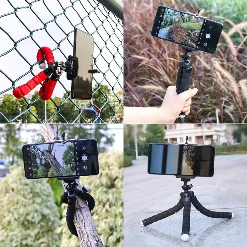 Octopus Design Phone Tripod, Multifunctional Outdoor Phone Support, Phone Stand, Portable Phone Holder for Live Streaming, Vlogging, Photography