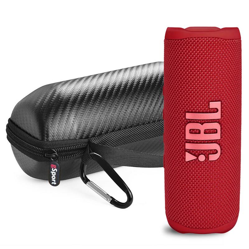 JBL Flip 6 Portable Waterproof Speaker with gSport Carbon Fiber case