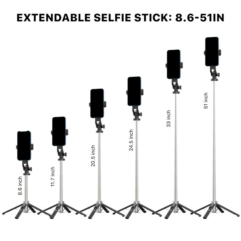 MyBat Pro Picture Perfect Selfie Stick & Tripod - Black