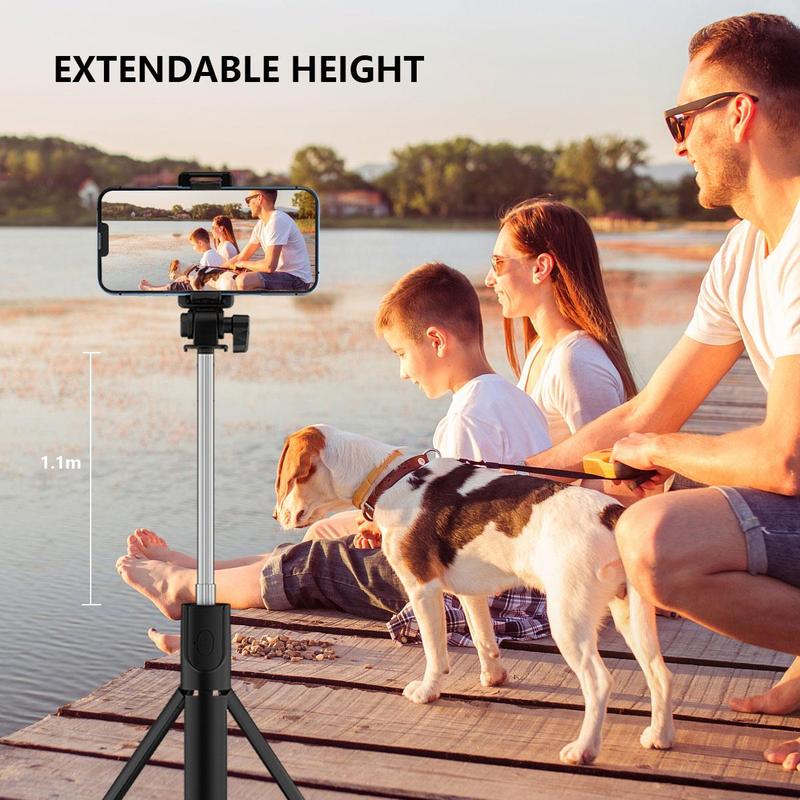 Multifunctional Selfie Stick, 1 Count Portable Handheld Phone Selfie Stick, Live Broadcast Tripod Stabilizer, Mini Portable Phone Holder for Travel