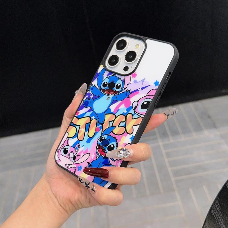 DISNEY Cartoon Pattern Phone Case, Decorative Phone Protector Cover, Phone Accessories Compatible with iPhone 11 12 13 14 15 16 Pro Max