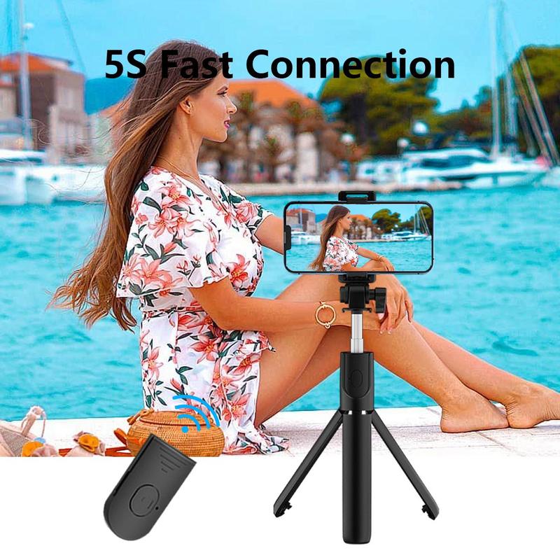 Multifunctional Selfie Stick, 1 Count Portable Handheld Phone Selfie Stick, Live Broadcast Tripod Stabilizer, Mini Portable Phone Holder for Travel