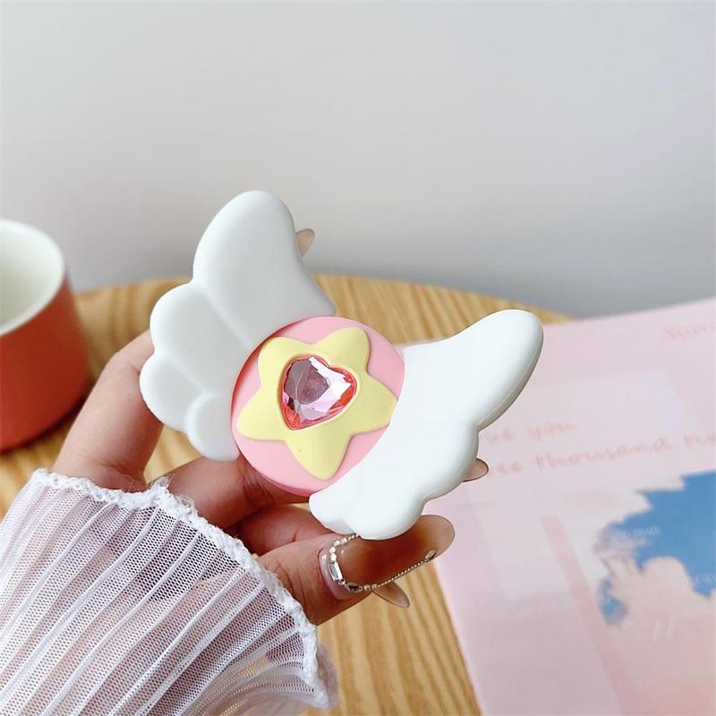 Wing Design Phone Holder, Creative Phone Stand, Phone Accessories for Home Office Use