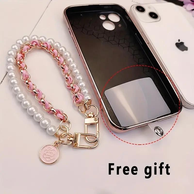 Creative Beaded Phone Chain, 1 Count Anti-lost Phone Lanyard, Fashionable Phone Strap for Women & Girls, Mobile Phone Decoration Accessories