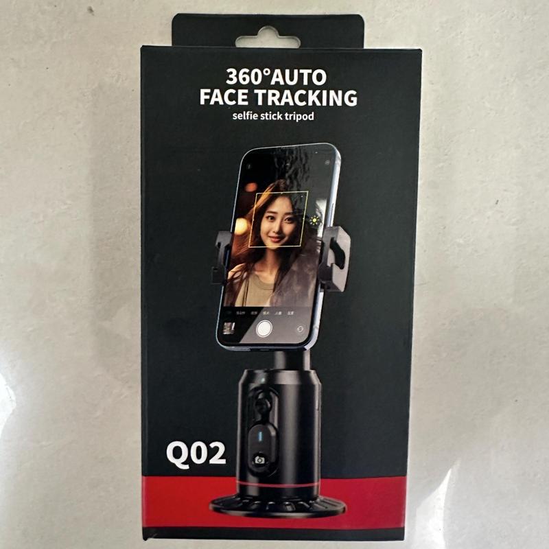 AI Face Recognition Tracking Phone Gimbal, 360° Rotatable Selfie Stabilizer with LED Lights, Camera Stabilizer, Video Equipment for Live Streaming, Vlogging, Photography