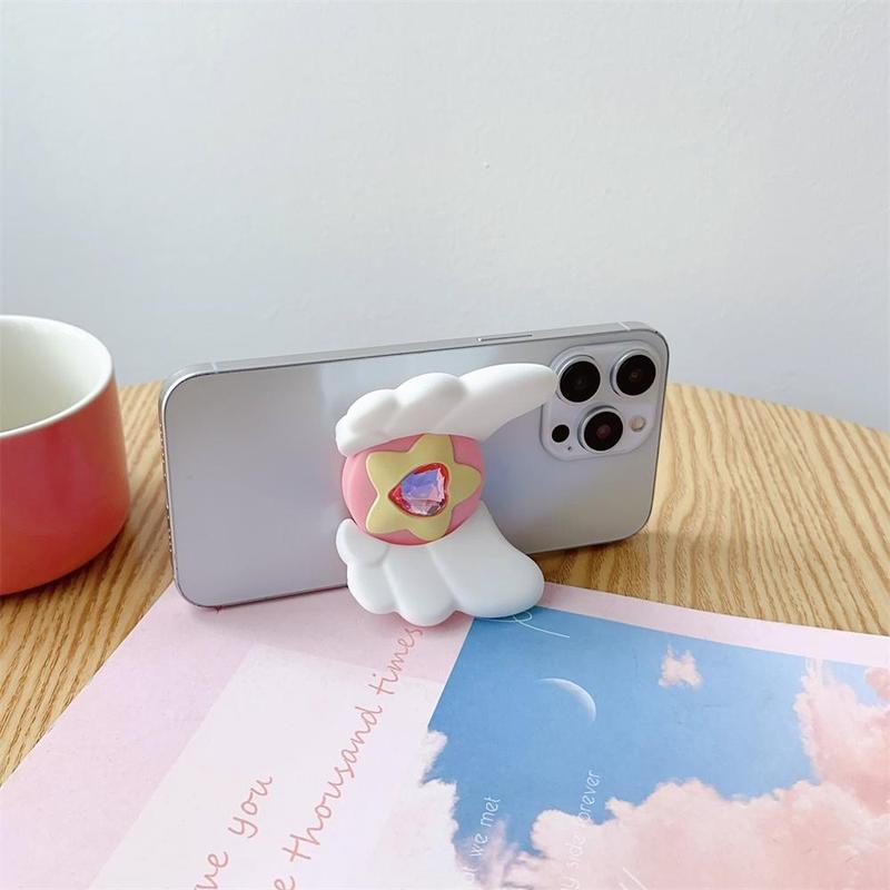 Wing Design Phone Holder, Creative Phone Stand, Phone Accessories for Home Office Use