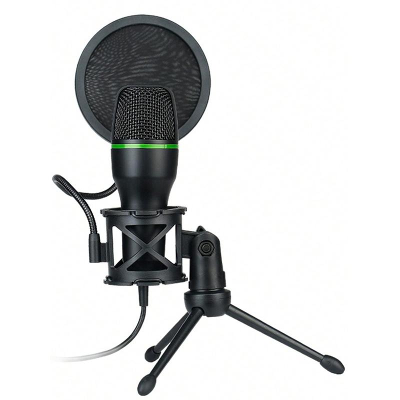 With USB Microphone Wave Sound Wave Live Streaming Video Game Microphone, Compatible With Various Live Streaming Platforms And Gaming Devices.