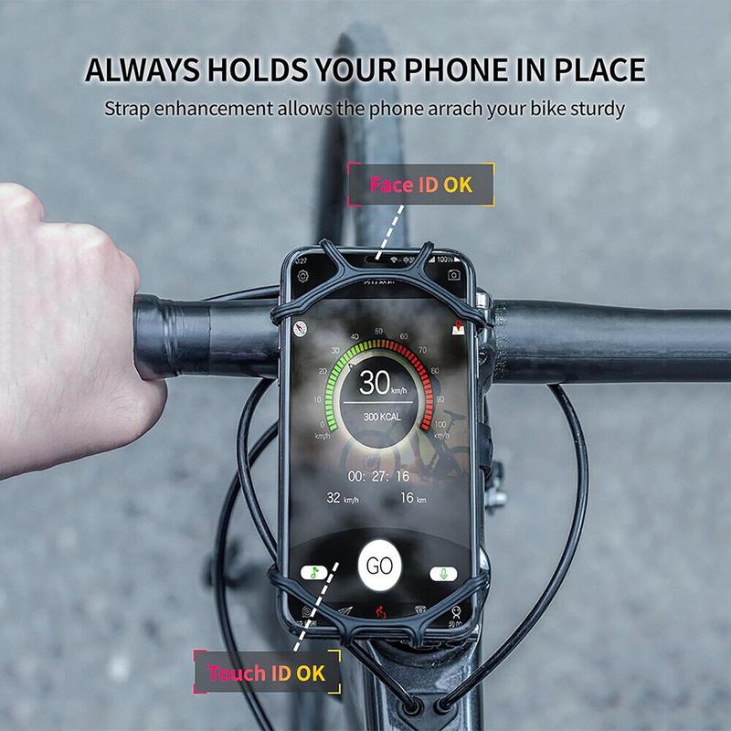 Universal Upgraded 2023 Bicycle & Motorcycle Phone Holder For IPhone Samsung