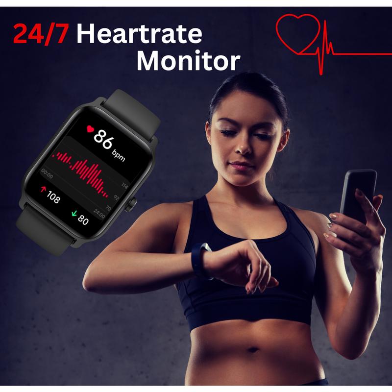 2024 Smart Watch For Men Women, Waterproof Smartwatch Bluetooth iPhone Samsung