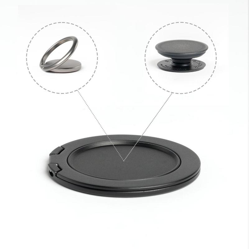 GaNinno R Stand for PopSockets, Magnetic Base Removable for iPhone Series & MagSafe Cases & Kindle  Accessories