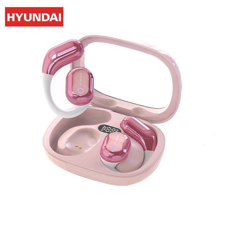 HYUNDAI Y16 Open Free Wireless AI Translation Earphonesfor Listening to Music & Calling, 75 Languages Bluetooth-compatible Translation Headphones