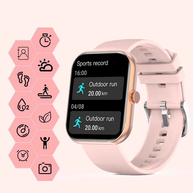 Smart watch wear, outdoor sports and sleep quality, record healthy life, A221 model, pink is the choice of girls Devices Screen smartwatch bluetooth phone call Wearable Android