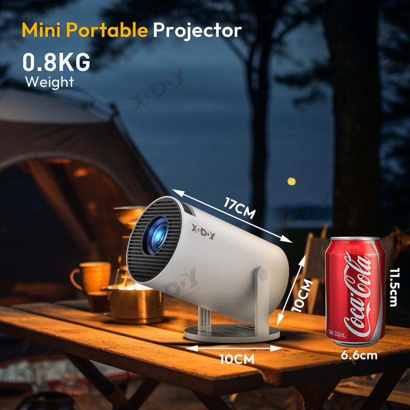 [Xgody] [gimbal 3] mini projector with WiFi and Bluetooth, auto keystone correction, 200 