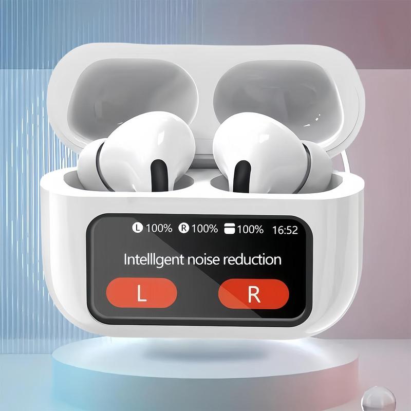 Wireless Earphone, In-ear Design Noise Cancelling Headphone with Touch Screen, Stereo Sound Bluetooth-compatible Earbuds for Gaming, Sports, Outdoor Travel, Wireless Earbuds