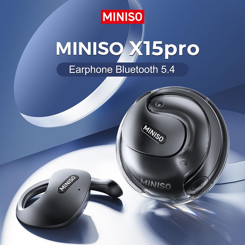 Miniso X15Pro Translation Wireless Headphones Bluetooth 5.4 Sport Earphone Support 148 Languages Real Time Bluetooth Translation HIFI Sound Quality