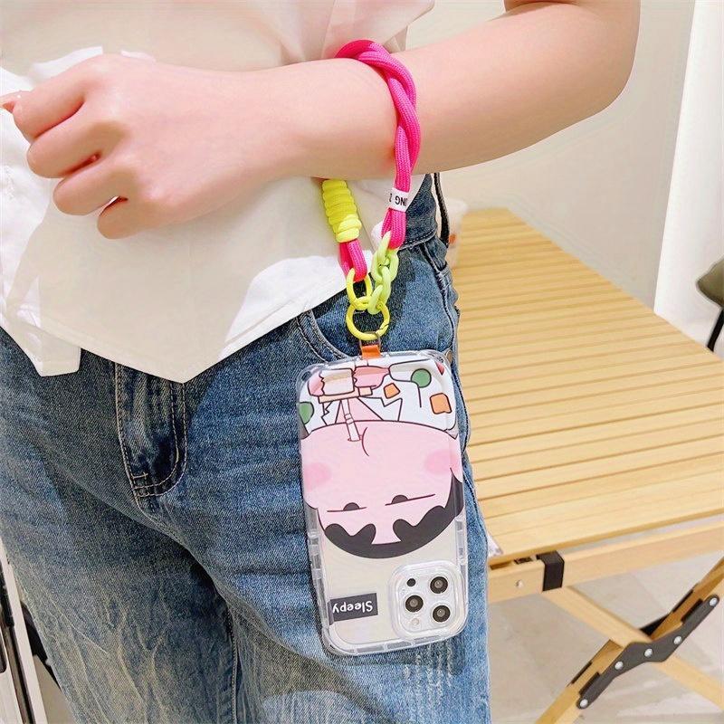 Portable Phone Lanyard, 1 Count Short Wrist Strap, Anti-lost Phone Strap, Mobile Phone Lanyard, Phone Accessories for Women and Men