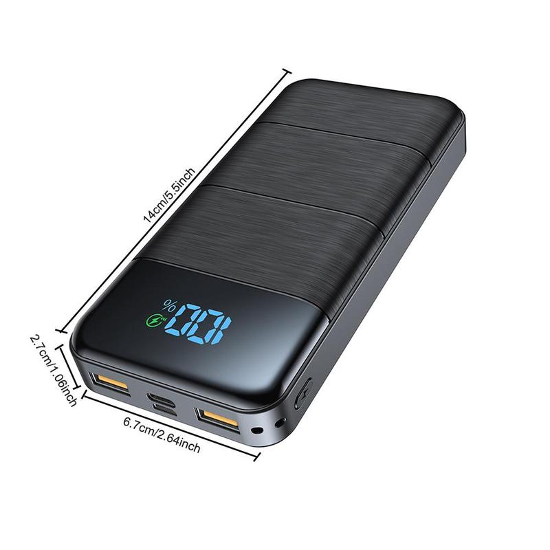 20000mAh Power Banks, 1 Count Portable LED Digital Display Portable Powerbank Multicharger, SCP22.5W+PD20W Fast Charging Power Bank for Samsung, iPad, iPhone, Smartphone Charging Station