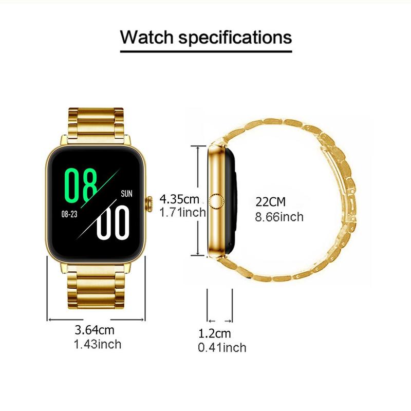 Smart Watch & Watch Bands Kit, Touch Screen Digital Watch with Health Monitoring, Waterproof Full Touch Screen Sports Watch for Men & Women, Gifts Idea, Back to School