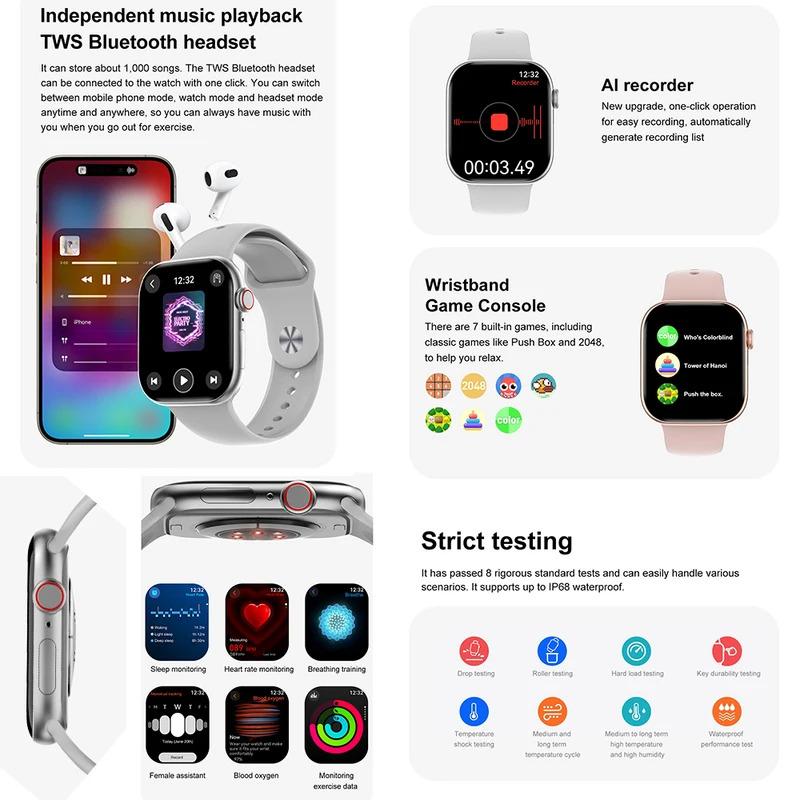 New Series 10 For Apple Watch 10 GPS Smart Watch 32G Memory Music Video NFC Bluetooth Call Waterproof Smartwatch For Android IOS