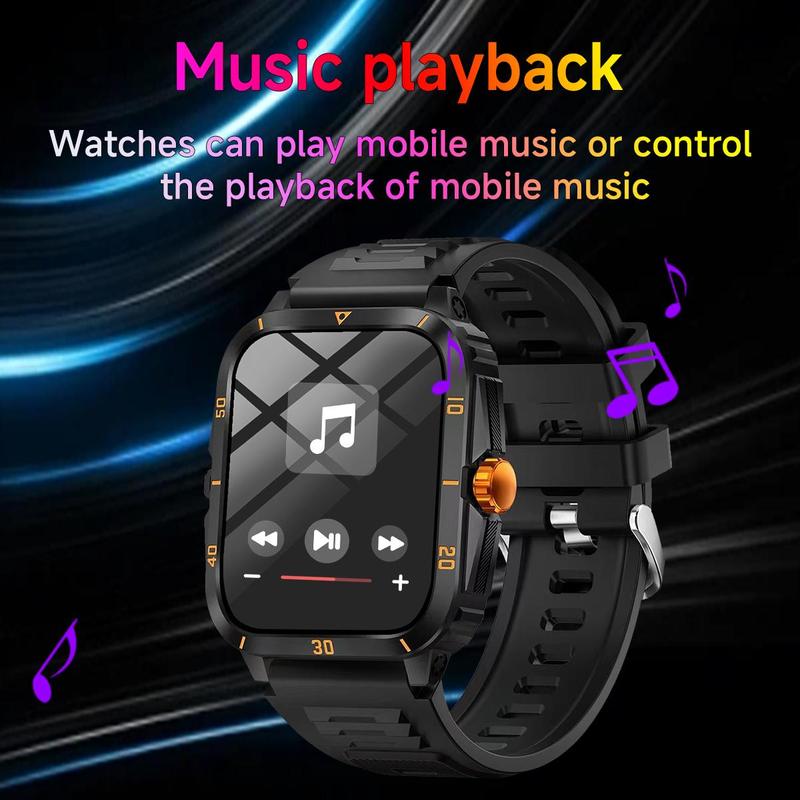 SIMSONLAB Multifunctional Smart Watch, Fashionable Digital Watch with Multiple Sports Modes, Sports Tracker with Wireless Calls and Music