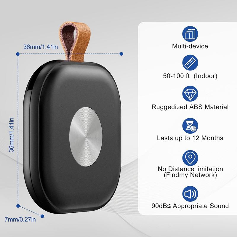 Air Tracker with Sound and Worldwide Tracking Tags for Keys, Luggage, and Suitcases