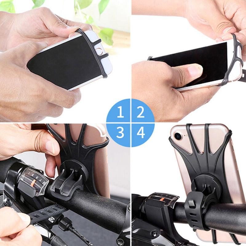 Universal Upgraded 2023 Bicycle & Motorcycle Phone Holder For IPhone Samsung