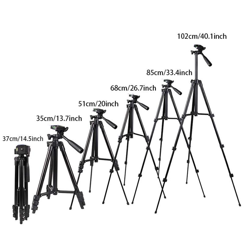 Portable Tripod Stand with Storage Bag, 1 Box Music Festival Adjustable Photography Floor Stand for Phone Holder, Projector, Fill Light & Telescope