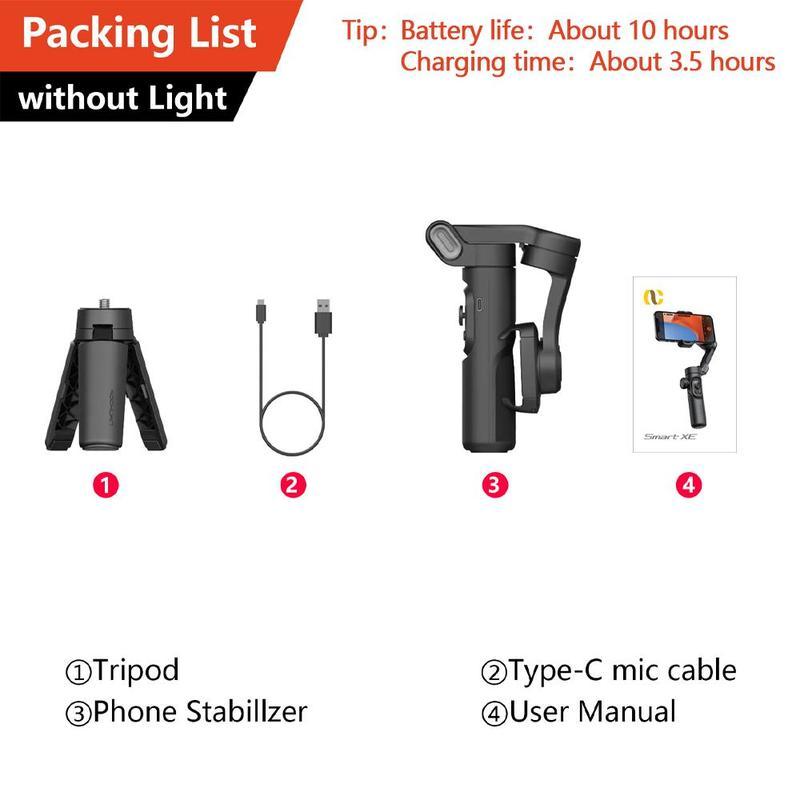 AI Tracking Phone Gimbal Stabilizer, 3-Axis Smartphone Foldable Gimbal for iPhone, Gimbal with Focus Wheel Vlog Stabilizer for iPhone 15 14 Pro Max & Android, Cellphone Accessories Selfie Folding