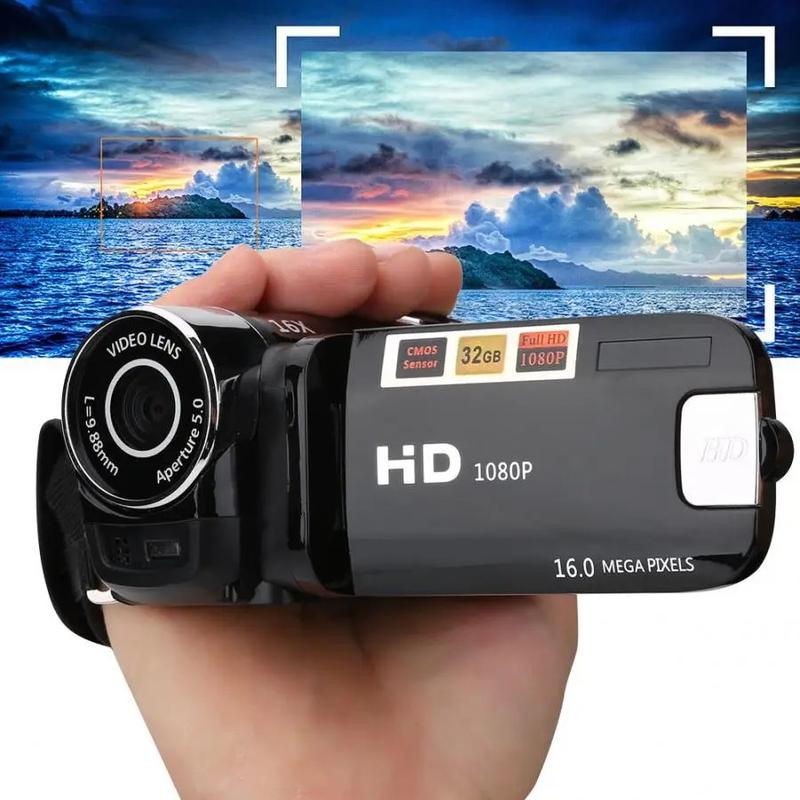 4K 48MP DV Camera 2.7in TFT Rotatable Screen 16x Digital Zoom Video Camera with USB Cable