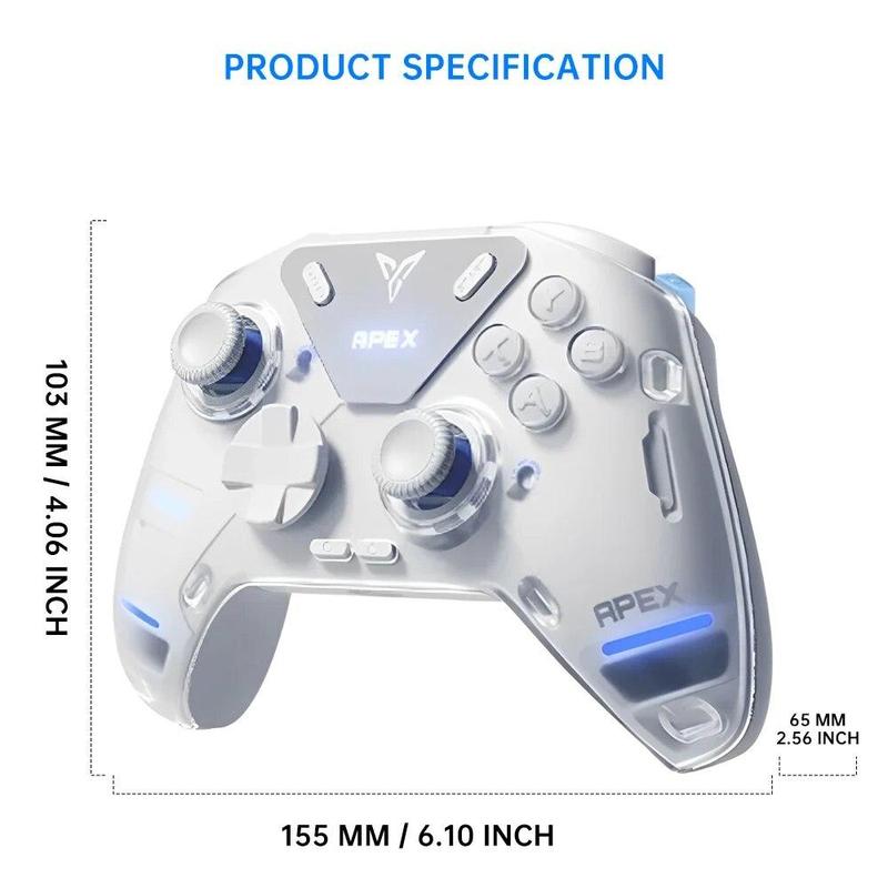 Flydigi Original APEX 4 Wireless Gaming Controller Precision Control Immersive Vibration for PC Suporte Switch Mobile TV Box