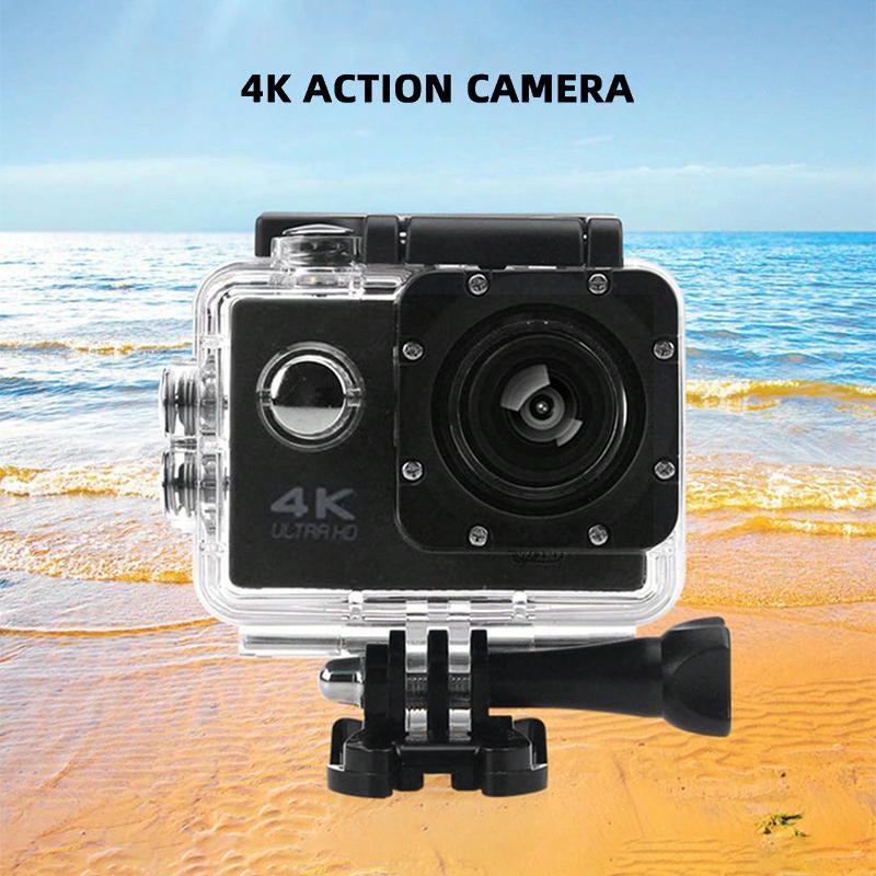 Summer 4K Ultra Wide Angle Camera, Waterproof HD Underwater Camera With Display Screen, Digital Camera, Portable Compact Action Camera For Outdoor, Action Cameras Photography, 4K Camera for Vlogging