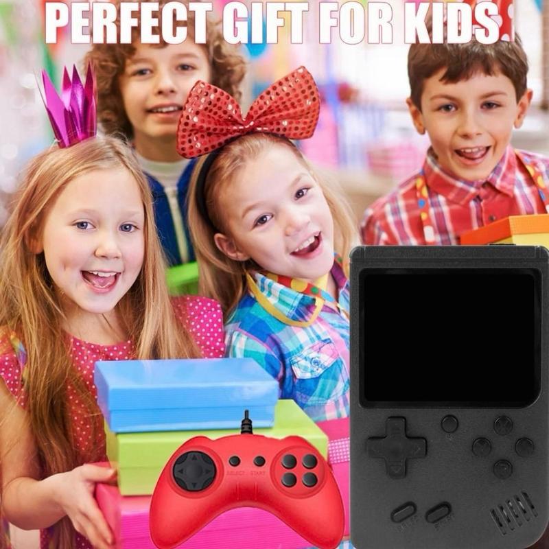 Retro Gaming Console, Handheld Game Console with 500 Classical Games Portable Hand Held Video Game Pocket Console for Kids & Adult Two Players Support for TV