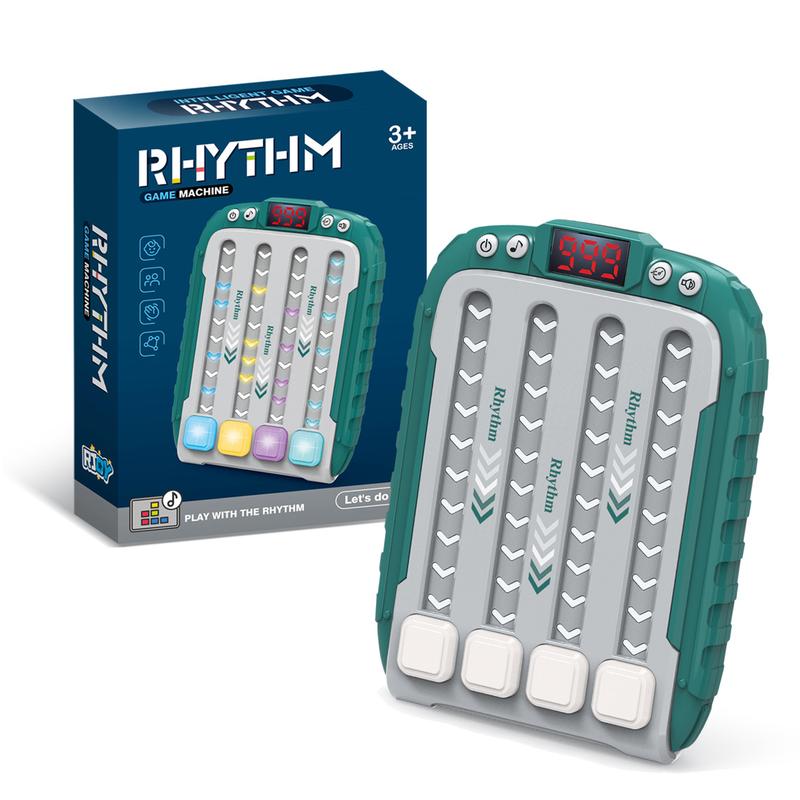 Rhythm game machine, quickly promote popular game handheld puzzle game console, with music and lighting, restless toys, irritable game toys