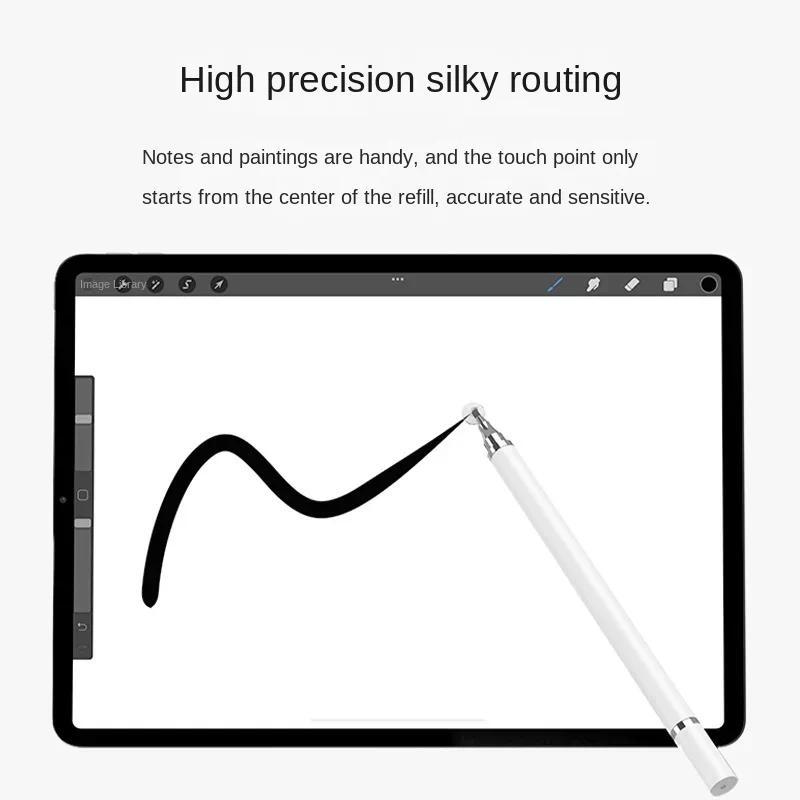 2 In 1 Stylus Pen For Cellphone Tablet Capacitive Touch Pencil For Iphone Samsung Universal Android Phone Drawing Screen Pencil