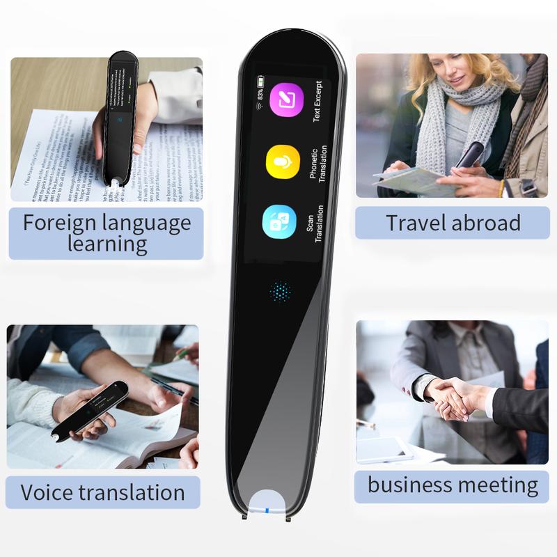 JOYYE Translation Pen, Smart Pen, Portable Scan Translator, Support 112 Languages Real Time Text to Speech OCR WiFi Translator Suitable for Meetings Travel Learning