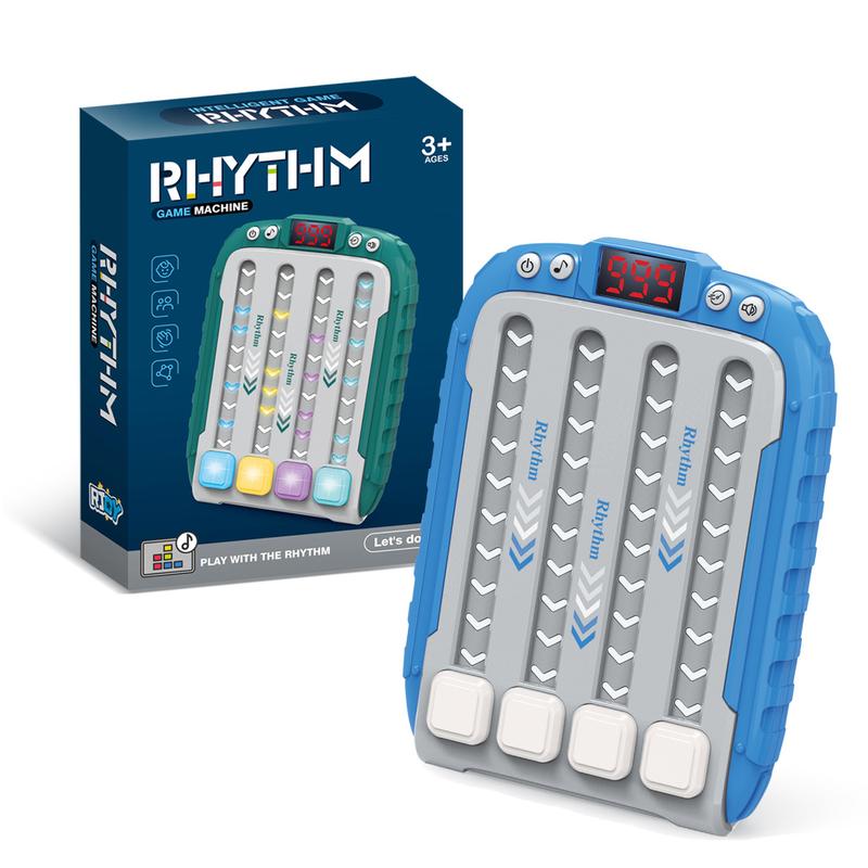 Rhythm game machine, quickly promote popular game handheld puzzle game console, with music and lighting, restless toys, irritable game toys