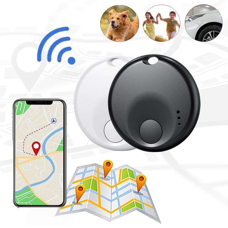 Smart GPS Tracker, Mini Tracker Compatible with iOS Find My APP, Anti-loss Alert Device, Smart GPS Locator for Car Keys Pet