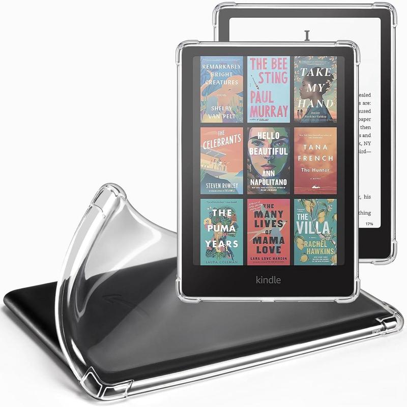 Clear Soft TPU Case, Slim Flexible Transparent Soft TPU Protective Cover, Tablet & Computer Accessories Compatible with Kindle