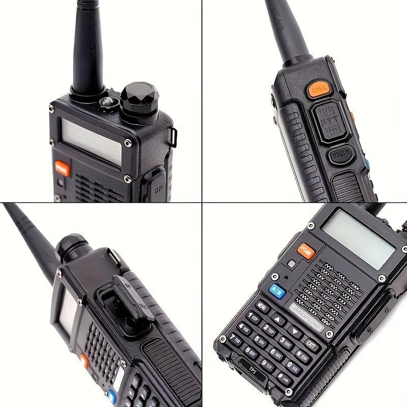 BAOFENG TP5 Handheld Walkie Talkie, 1 Count 5W Dual Band Two Way Ham Radio Transceiver, Long Range Portable Handheld Walkie Talkie