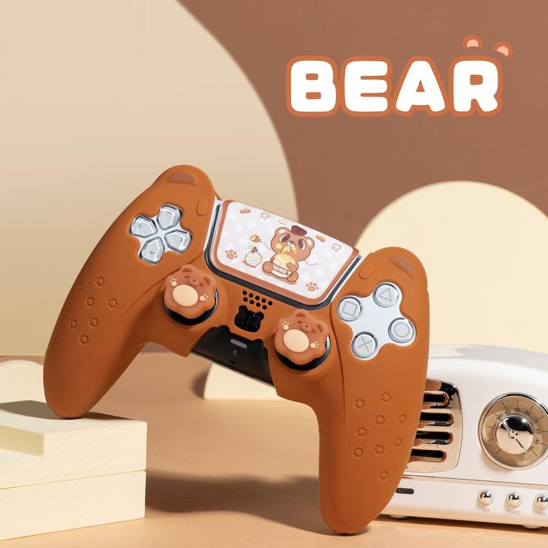 GeekShare Sugar Bear PS5 Skin Accessories Console ps5 controller