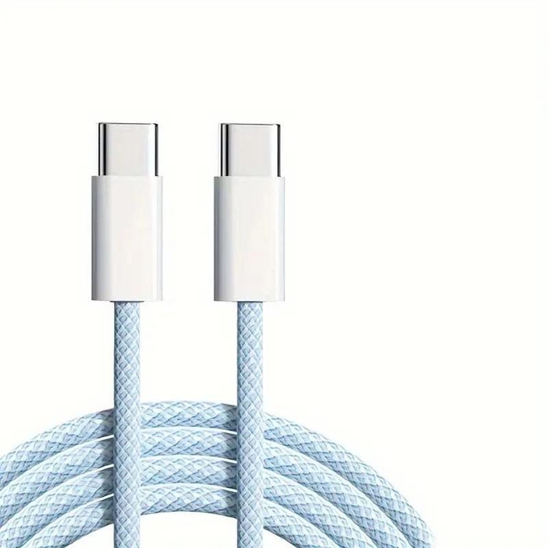 USB-C to USB-C Charging Cable, Fast Charging Data Cable, 60W Charging Data Cable for iPhone 15 15 Pro 15 Pro Max 15 Plus, MacBook Air