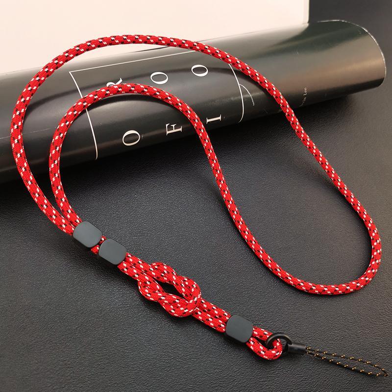 Solid Color Phone Lanyard, 1 Count Handmade Braided Phone Strap, Universal Phone Charm for Women & Men, Mobile Phone Decorative Accessories