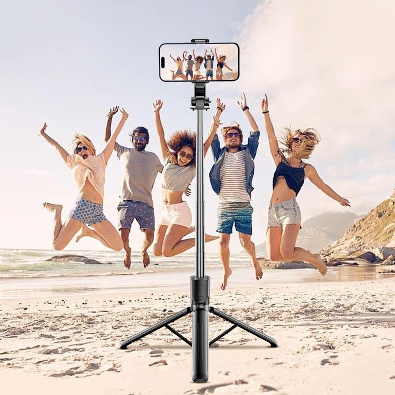 Portable Phone Selfie Stick, 1 Count 360 Degree Rotatable Phone Selfie Stick, Multifunctional Travel Photography Selfie Stick, Mobile Phone Accessories