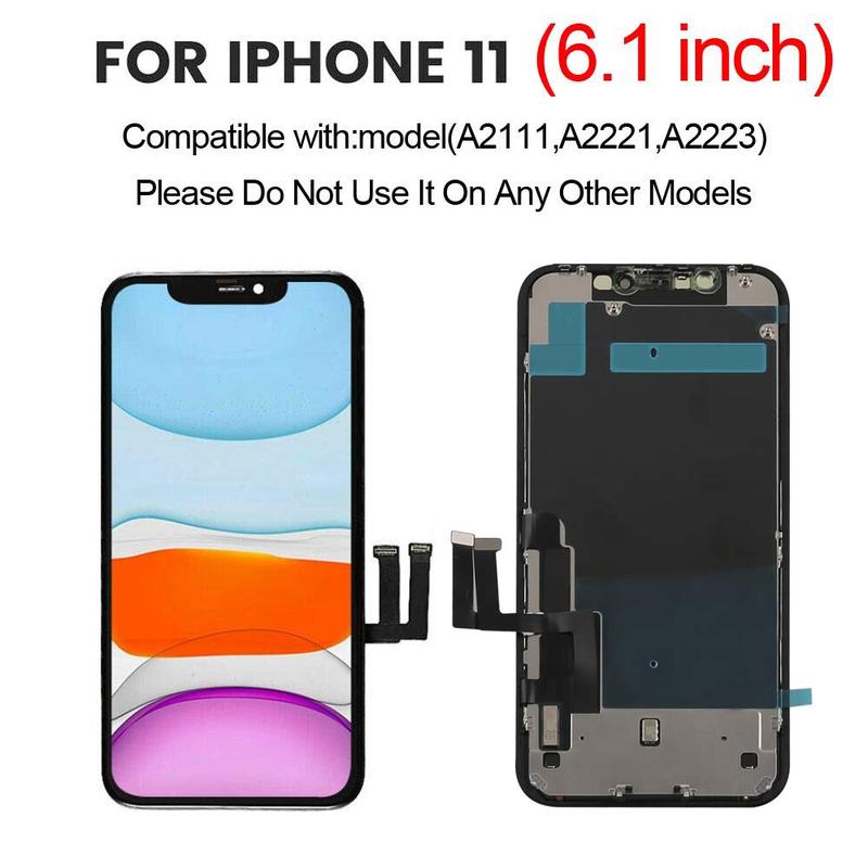 LCD Screen Replacement for iPhone 11, LCD Display Touch Screen Digitizer Assembly Replacement for iPhone 11, Screen Replacement for iPhone 11