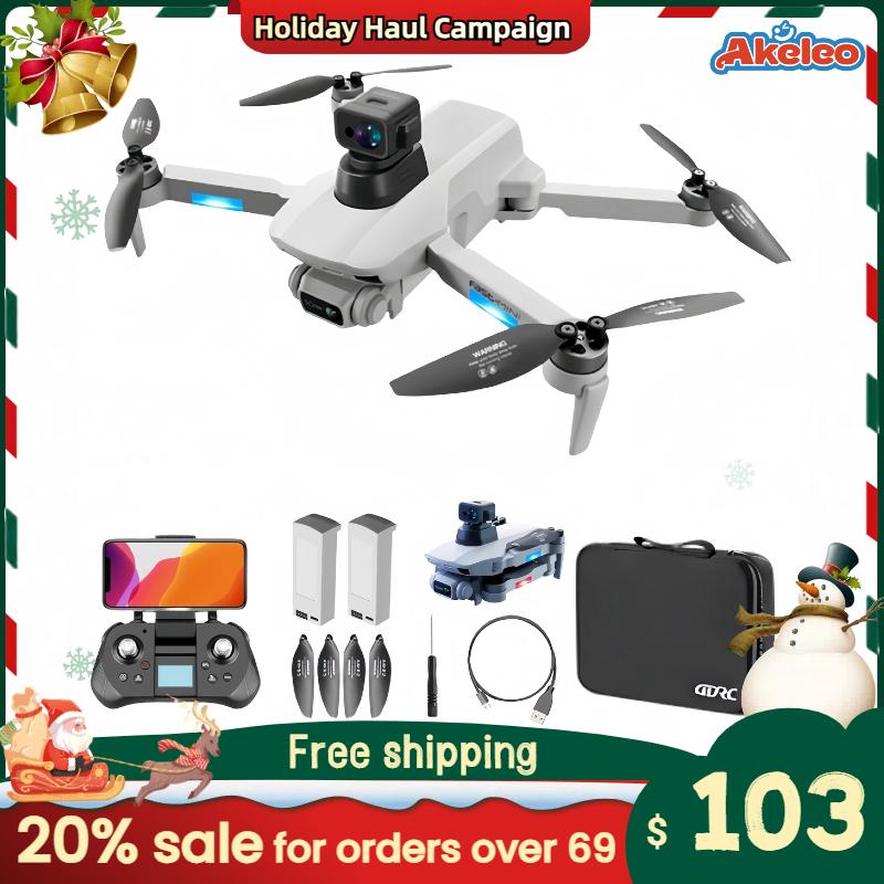 GPS Drone with Camera for Adults with Brushless Motors, Auto Return Home, Long Flight Time and Distance, Smart FPV Drone RC Quadcopter