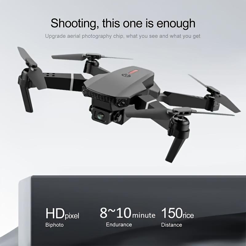 Drone with Dual Camera, 2024 Newest Foldable Drone with App Control, FPV Live Video RC Quadcopter with 4K Camera for Adults Beginners Kids +2 Battery