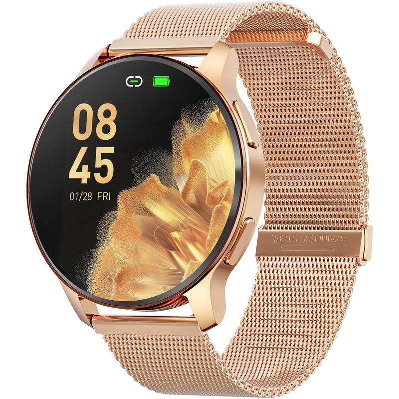 Multifunctional Smart Watch, Fashionable Digital Watch with Weather Forcast, Music Control, Phone Call, Sports Watch for Women & Men